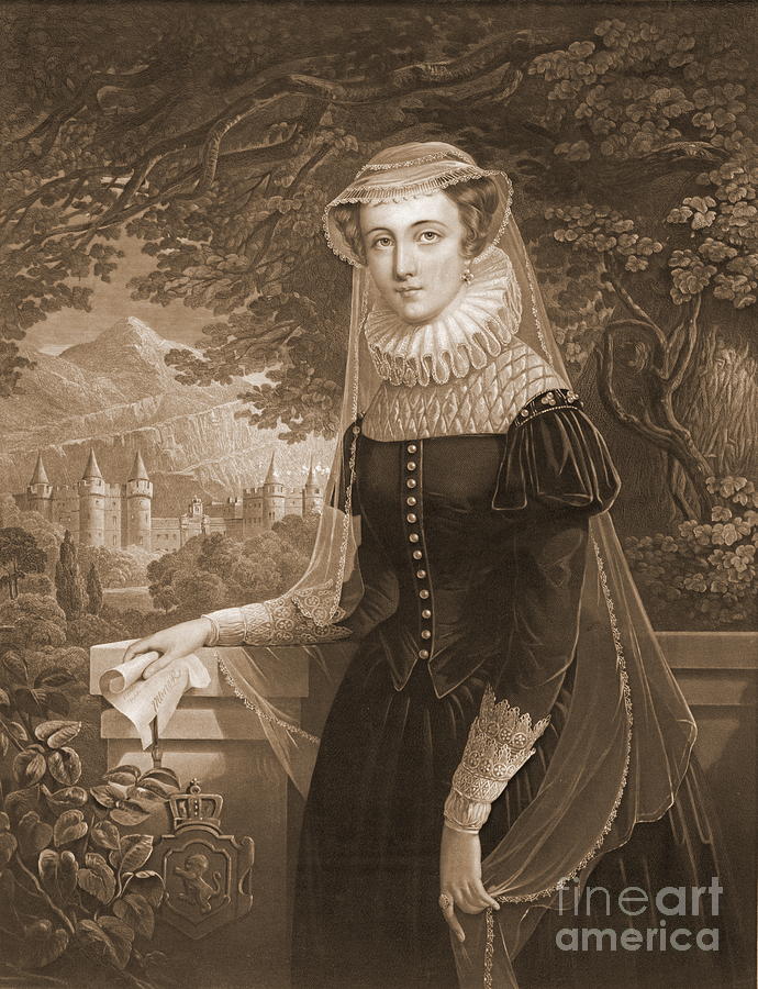 Mary Queen of Scots 1852 Photograph by Padre Art