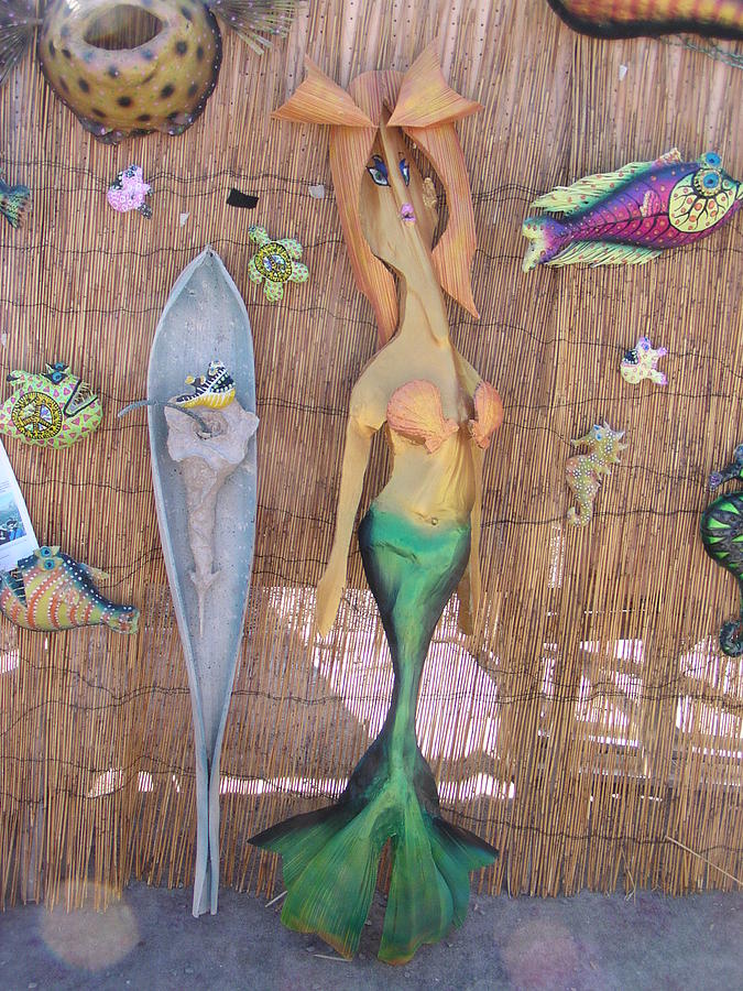 Mary the Mermaid Mixed Media by Dan Townsend