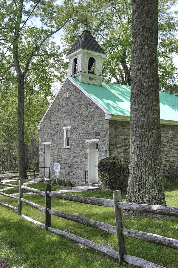 Maryland Country Churches - Eylers Valley Chapel - Built 1857 - Frederick County Maryland Photograph by Michael Mazaika