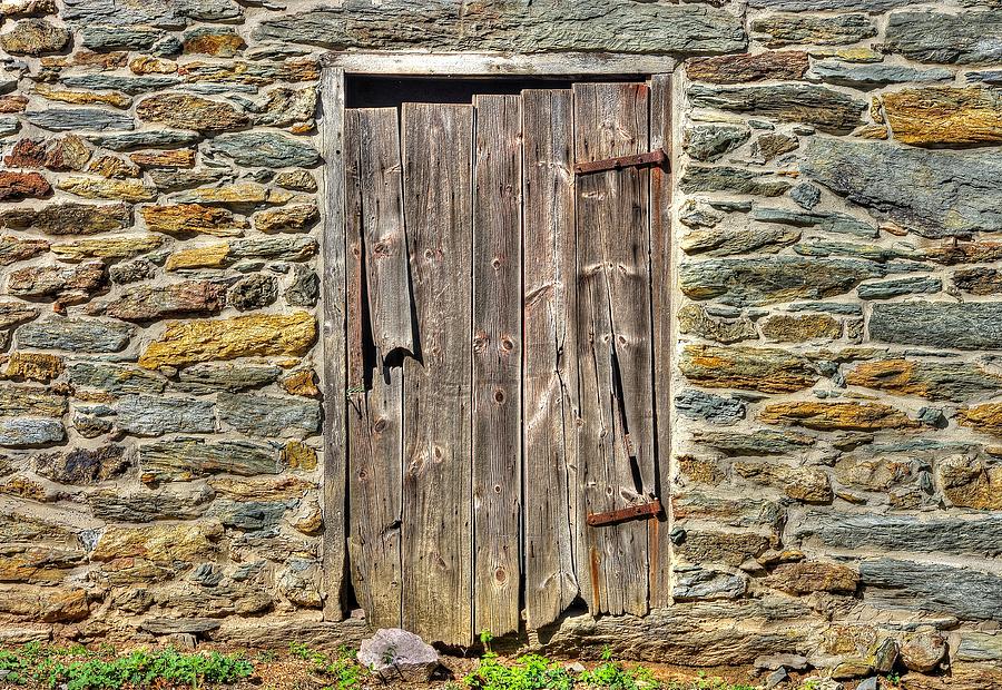 Maryland Country Roads - The Other Barn Door No. 2A - Carroll County Maryland Photograph by Michael Mazaika
