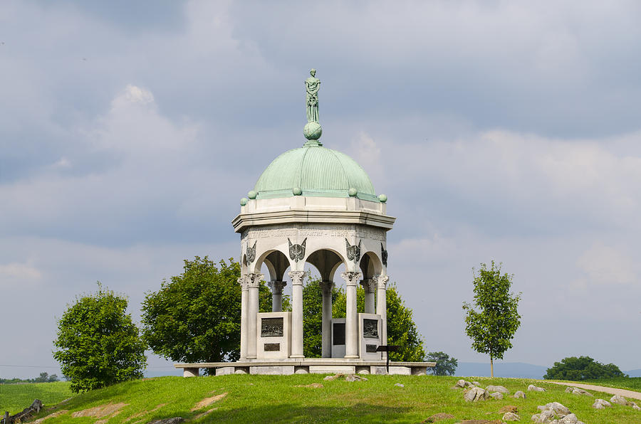 Maryland Photograph - Maryland Monument - Antietam National Battlefield by Bill Cannon