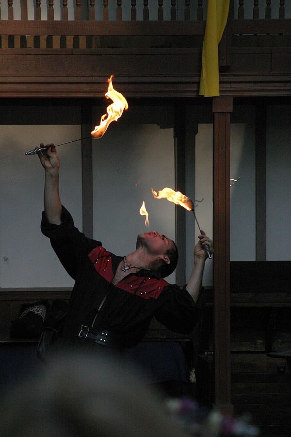 Actor Photograph - Maryland Renaissance Festival - Johnny Fox Sword Swallower - 1212102 by DC Photographer