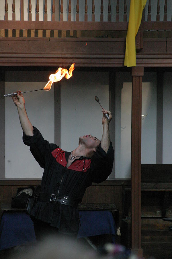 Actor Photograph - Maryland Renaissance Festival - Johnny Fox Sword Swallower - 1212104 by DC Photographer
