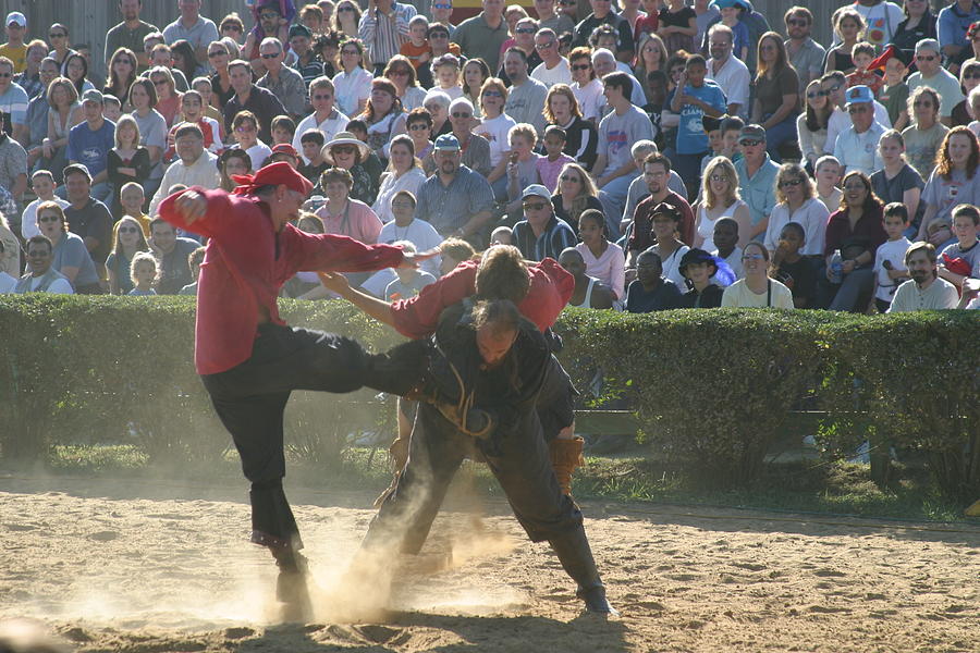 Actor Photograph - Maryland Renaissance Festival - Jousting and Sword Fighting - 1212109 by DC Photographer