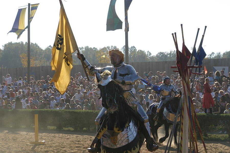 Actor Photograph - Maryland Renaissance Festival - Jousting and Sword Fighting - 1212144 by DC Photographer