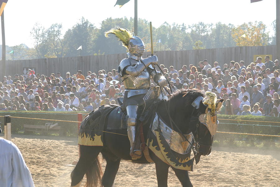 Maryland Renaissance Festival - Jousting and Sword Fighting - 1212171 Photograph by DC Photographer