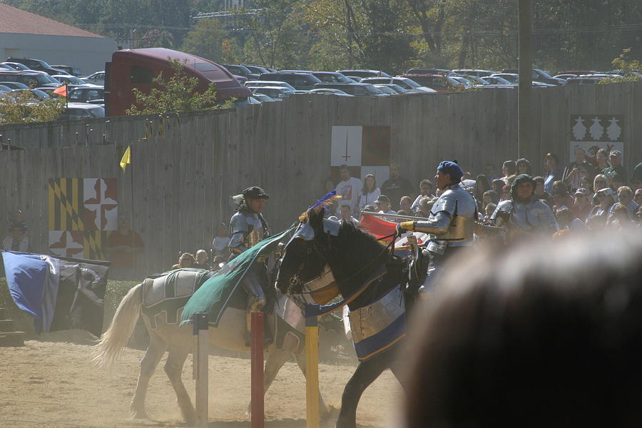 Actor Photograph - Maryland Renaissance Festival - Jousting and Sword Fighting - 1212202 by DC Photographer