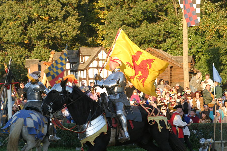 Actor Photograph - Maryland Renaissance Festival - Jousting and Sword Fighting - 121223 by DC Photographer