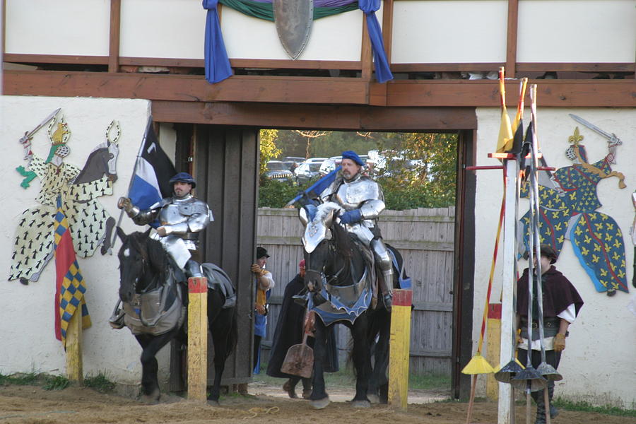 Actor Photograph - Maryland Renaissance Festival - Jousting and Sword Fighting - 121226 by DC Photographer