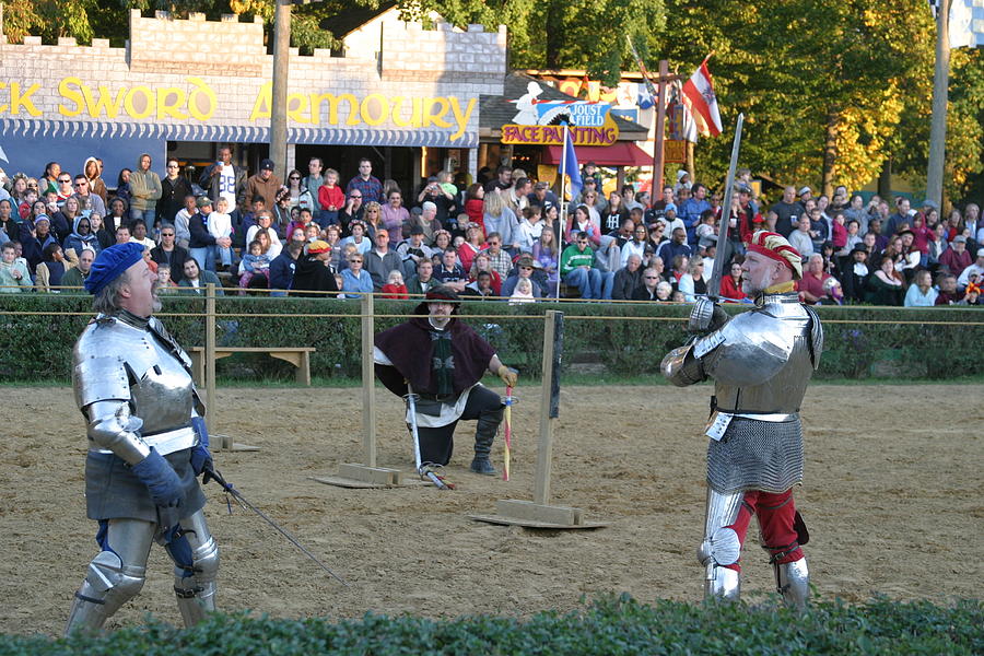 Actor Photograph - Maryland Renaissance Festival - Jousting and Sword Fighting - 121239 by DC Photographer