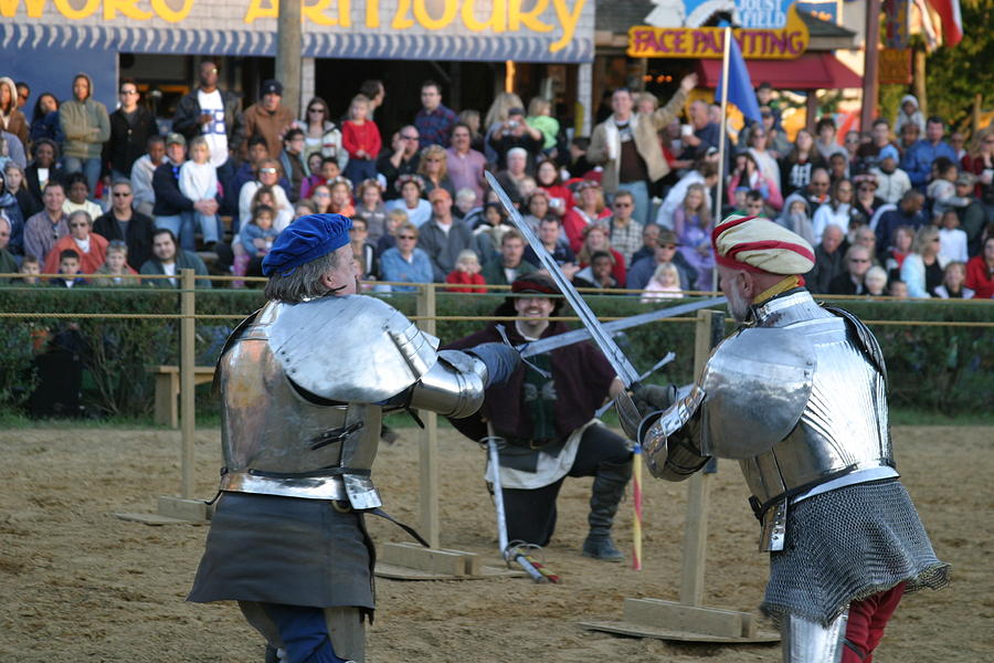 Actor Photograph - Maryland Renaissance Festival - Jousting and Sword Fighting - 121244 by DC Photographer