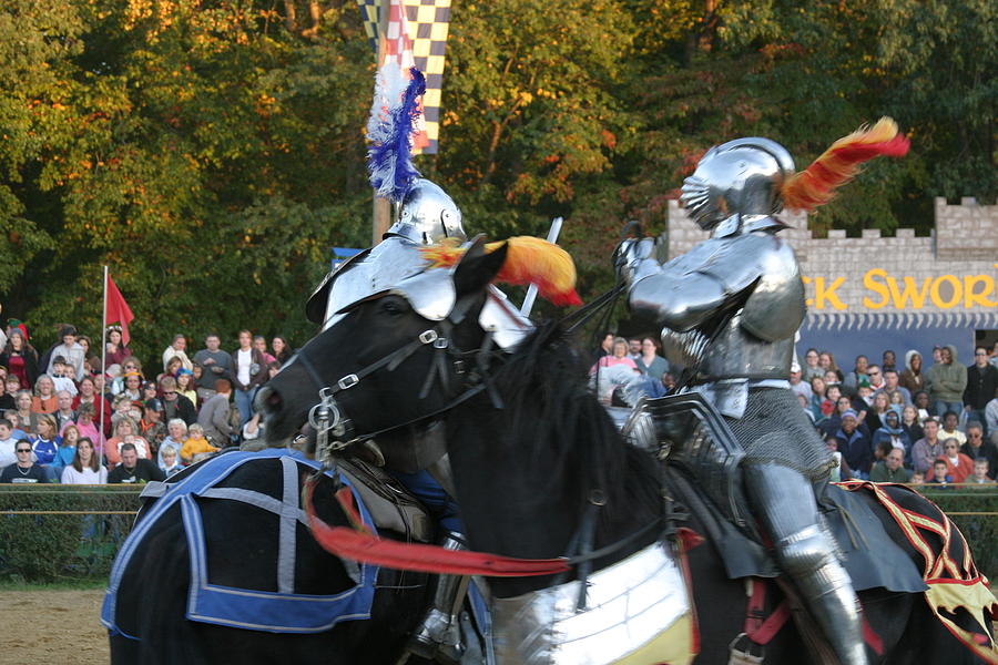 Actor Photograph - Maryland Renaissance Festival - Jousting and Sword Fighting - 121249 by DC Photographer