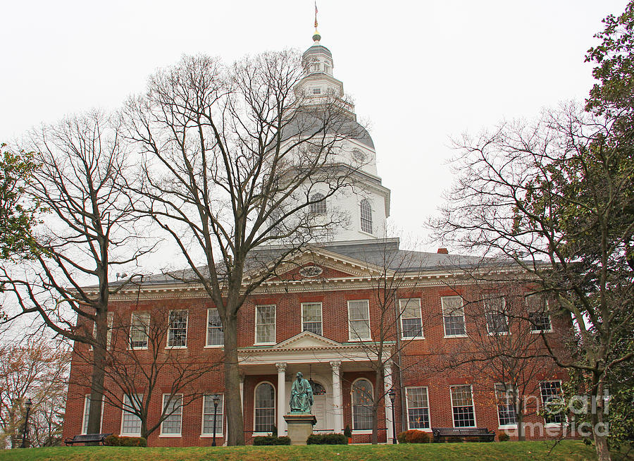 Maryland State House in Annapolis  1207 Photograph by Jack Schultz