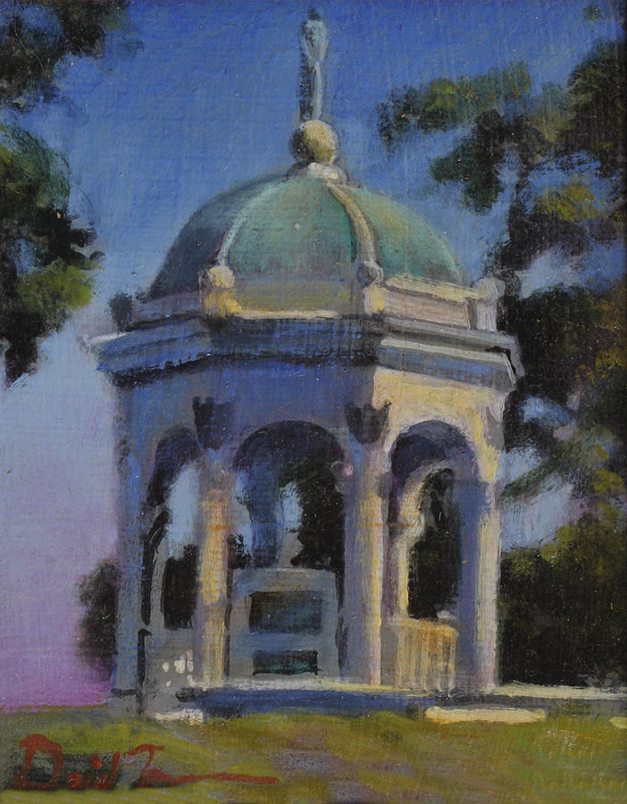 Maryland State Monument Painting by David Zimmerman