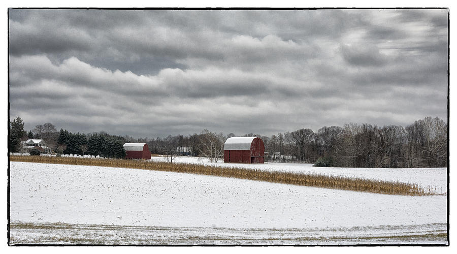 Maryland Winter Photograph by Robert Fawcett