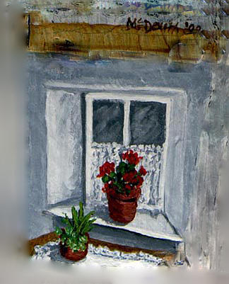 Marys Window Painting by Barbara McDevitt