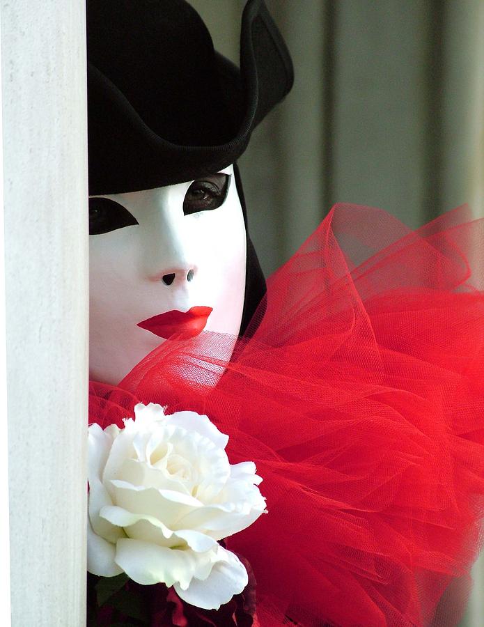 Marzias Red Ruffle Photograph by Donna Corless