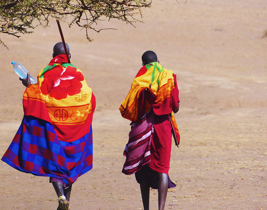 Masai Warriors Photograph by Carl Sheffer