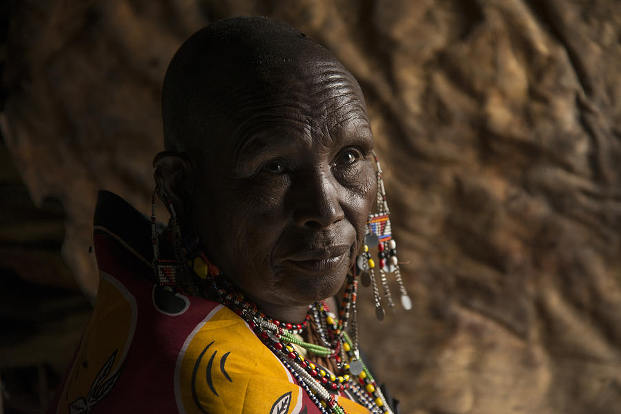 Masai Woman Photograph by Wade Aiken