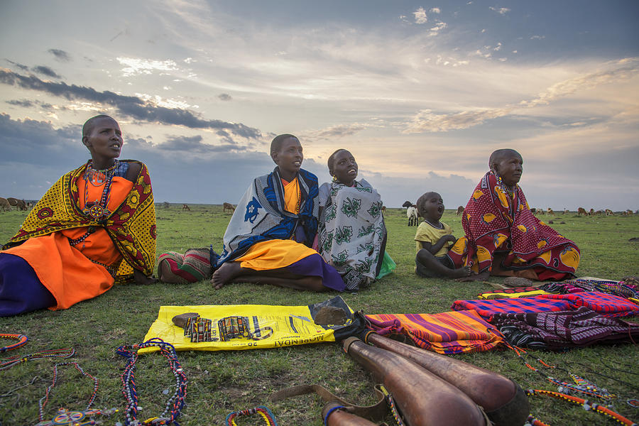 Masai Women Photograph by Wade Aiken