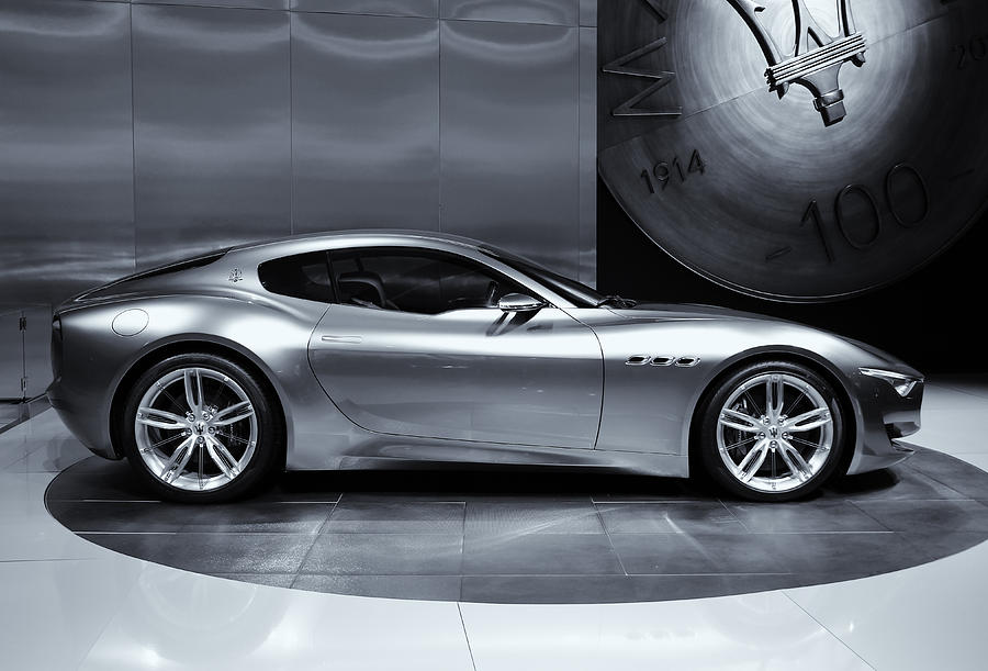 Car Photograph - Maserati Alfieri mono by Rachel Cohen