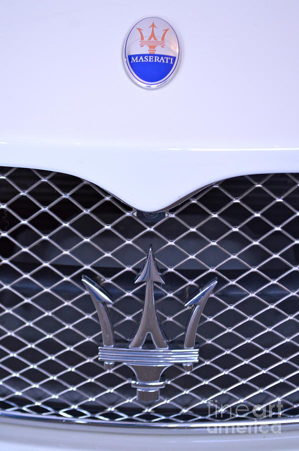 Maserati Emblems Photograph by Pamela Walrath
