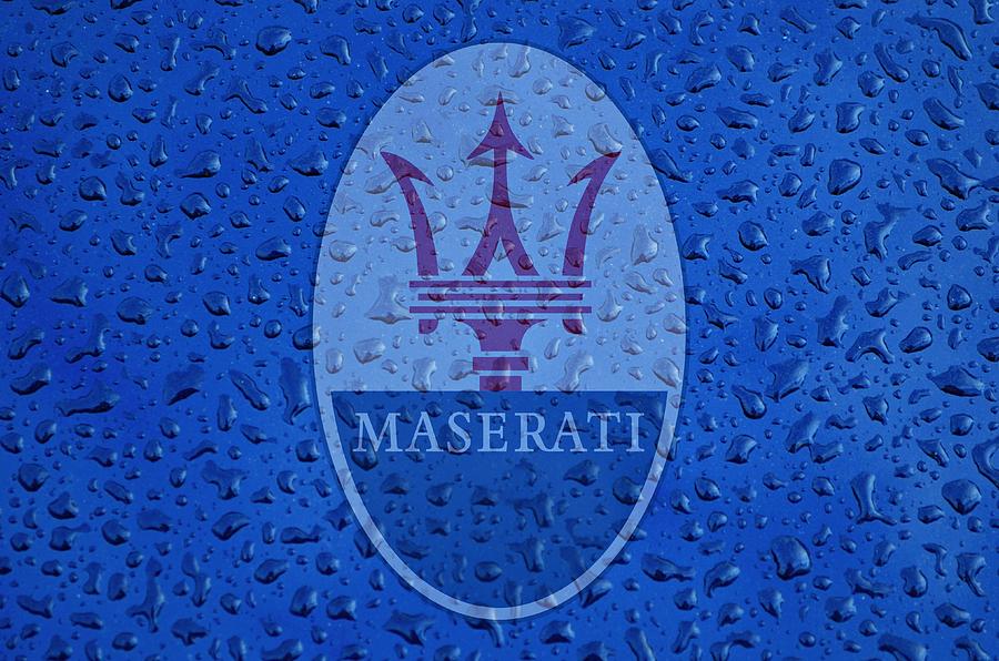 Sports Photograph - Maserati Rainy Window Visual Art by Movie Poster Prints