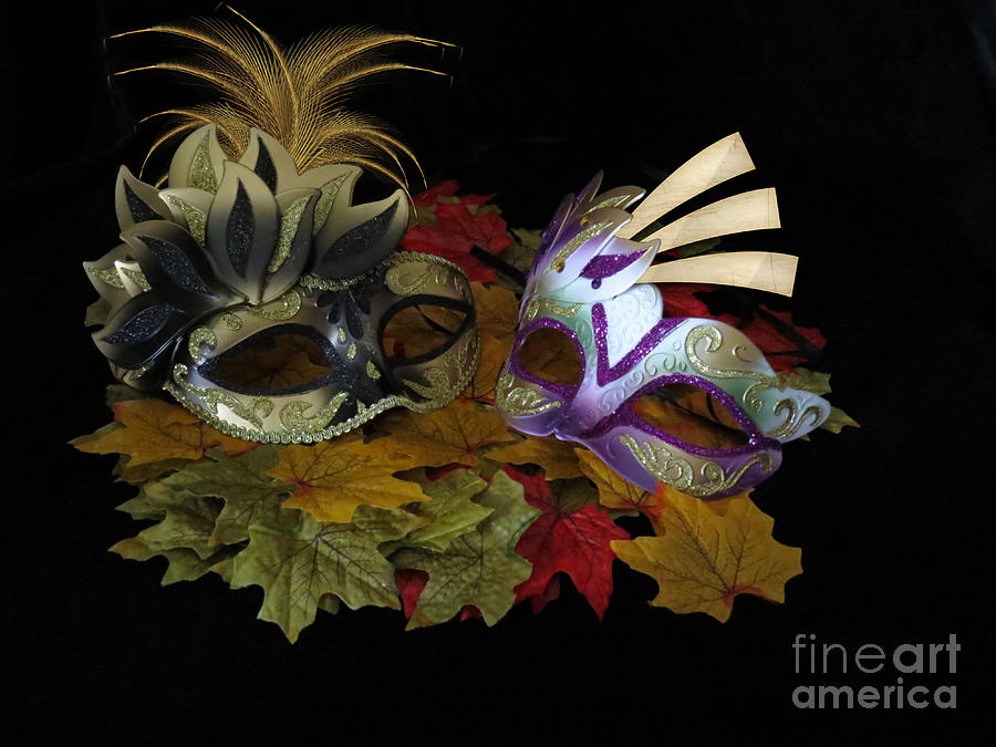 Fall Photograph - Mask 2 by ChelsyLotze International Studio