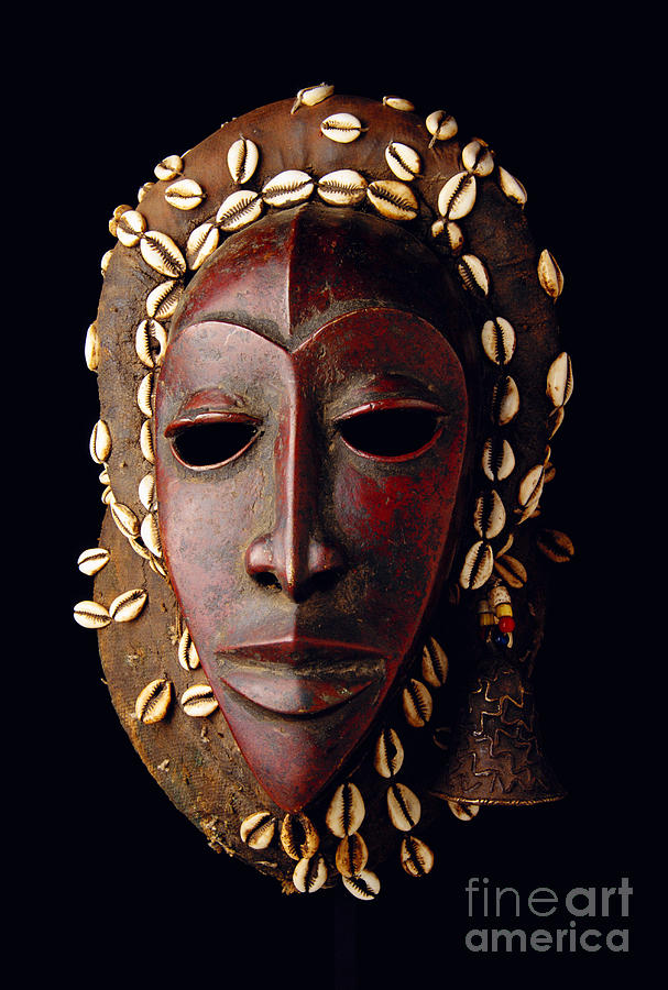 Mask From Ivory Coast Photograph by Vanessa Vick