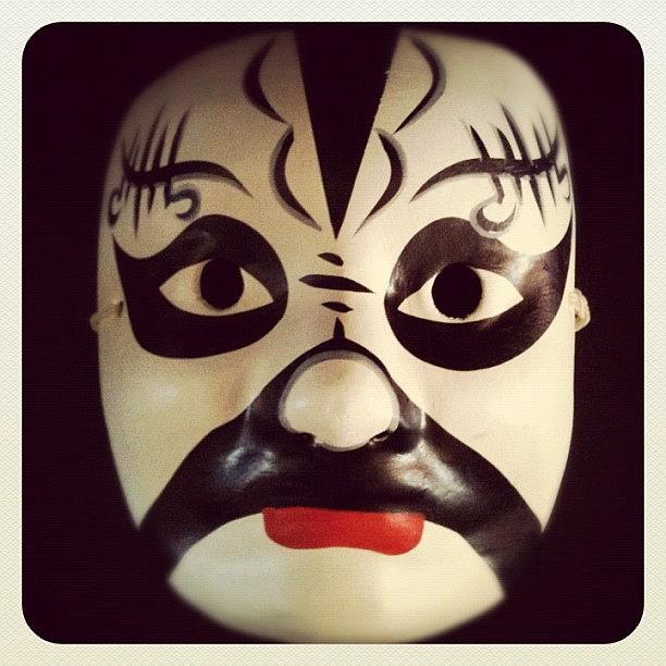 Oxnard Photograph - #mask #japan #china #art #black #white by Greg Orozco