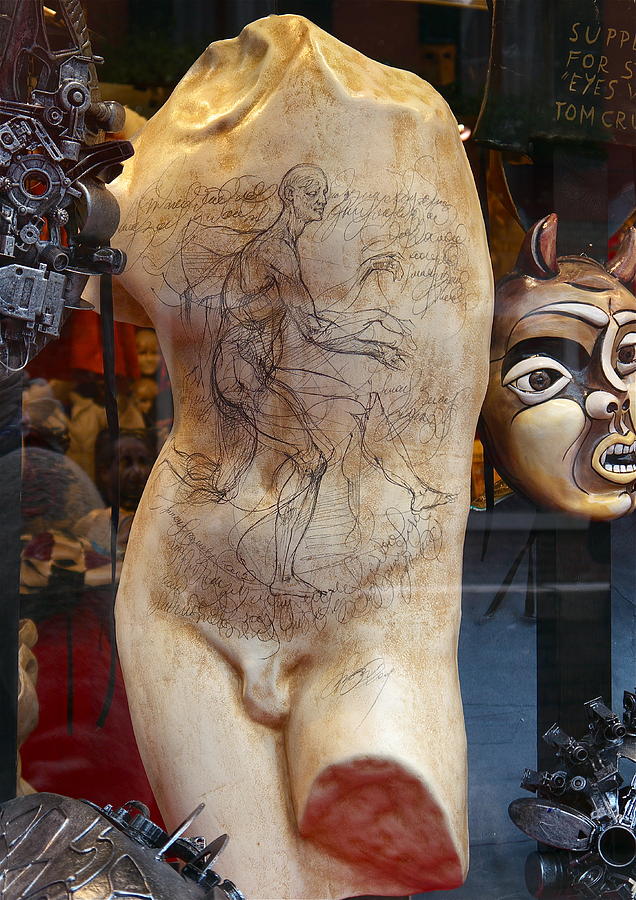 Mask Makers Window Venice Photograph by Amelia Racca