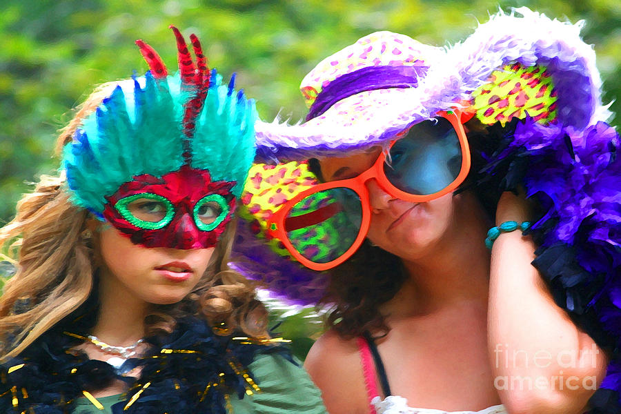 Masked Ladies Photograph by Susan Stevenson