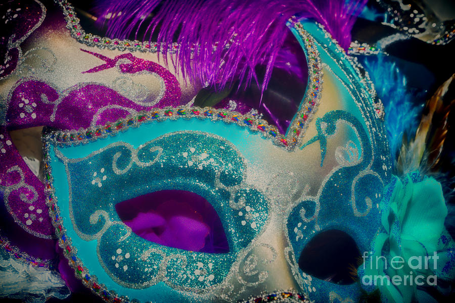 Masks for Mardi Gras Photograph by Kathleen K Parker