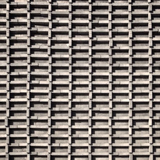Pattern Photograph - Masonry Grid by Heidi Lyons