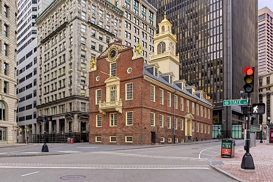 Massachusetts Old State House Photograph by Susan Candelario