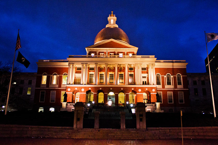 Massachusetts State House Boston MA  Photograph by John McGraw