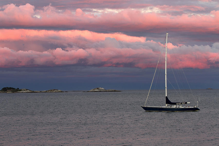 Massachusetts Sunset Photograph by Deborah Penland