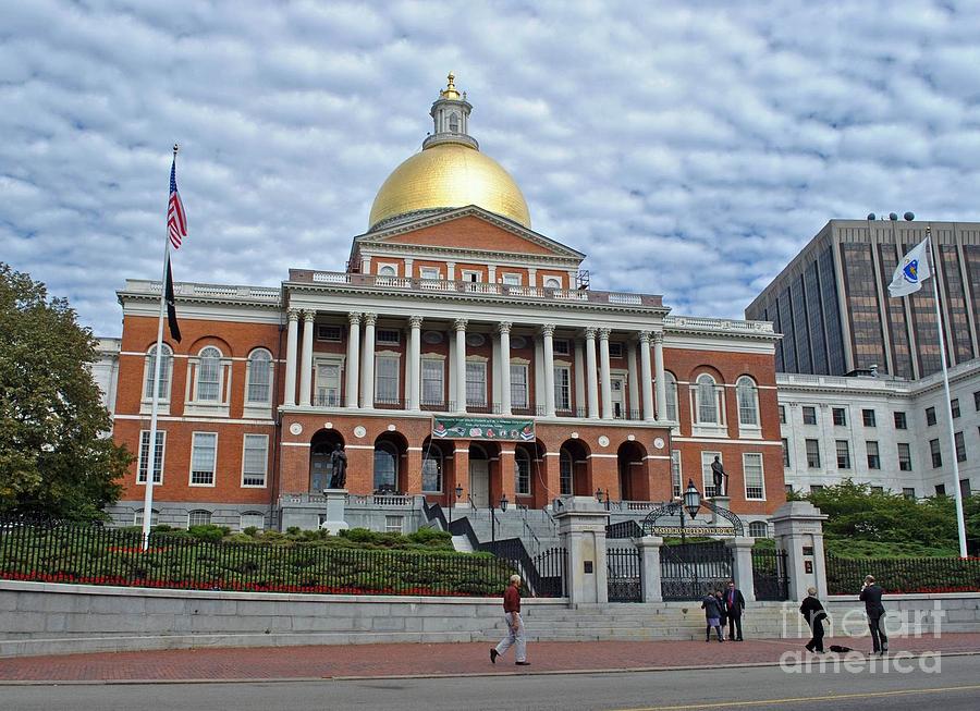 Massachussetts Capitol Photograph by Pam Schmitt