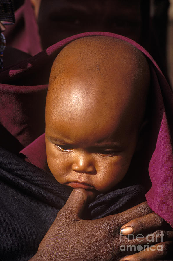 Massai Baby - Tanzania Photograph by Craig Lovell