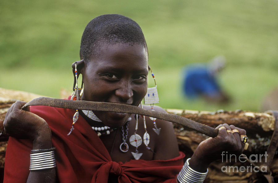 Massai Smile - Tanzania Photograph by Craig Lovell