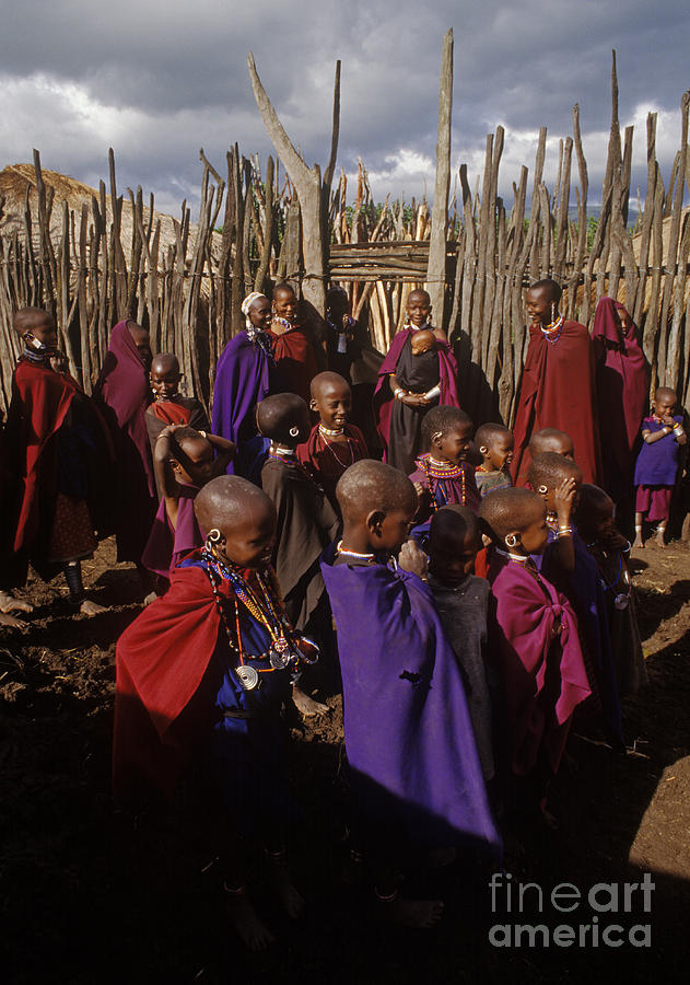 Massai Tribe - Tanzania Photograph by Craig Lovell