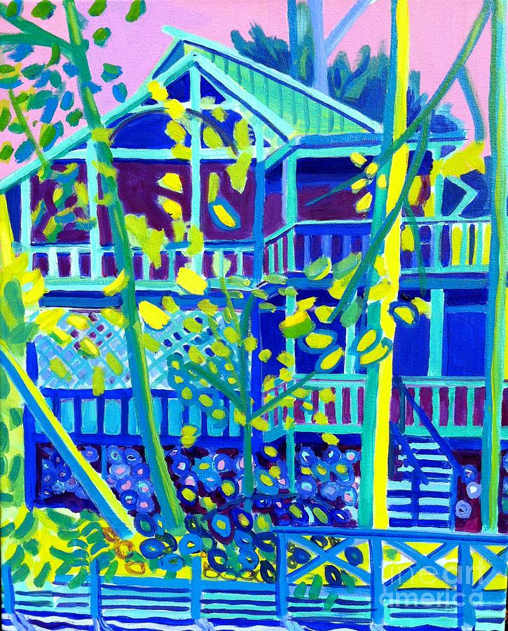 Massapoag Treehouse Painting by Debra Bretton Robinson