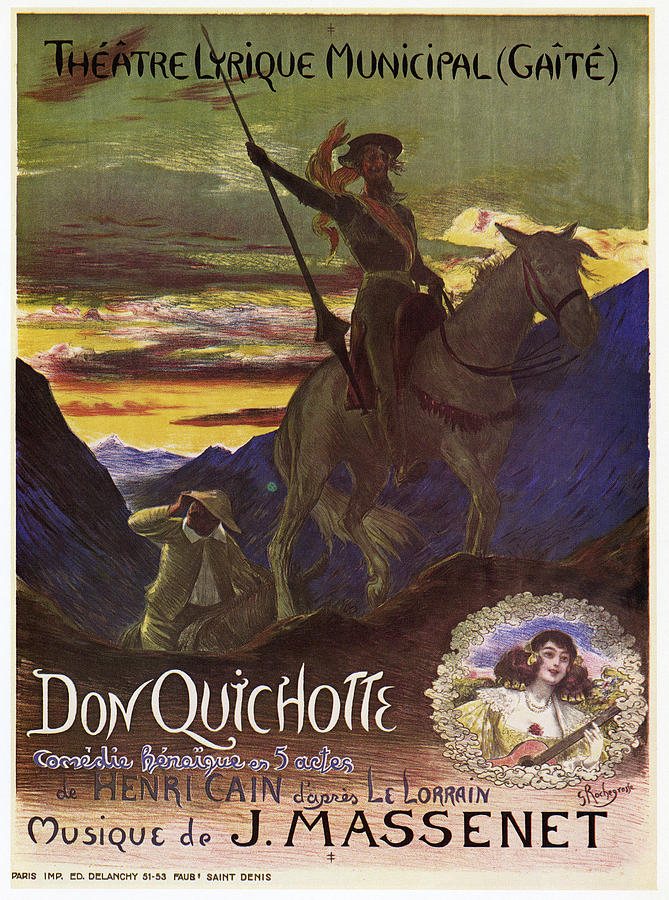 Massenet Don Quichotte Painting By Granger | Fine Art America