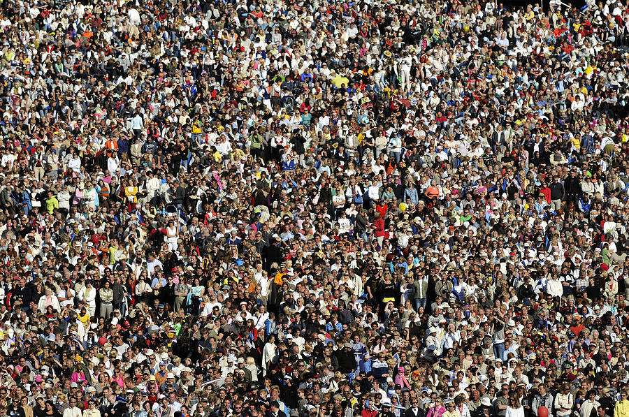 Massive amount of people Photograph by Mait Juriado photo