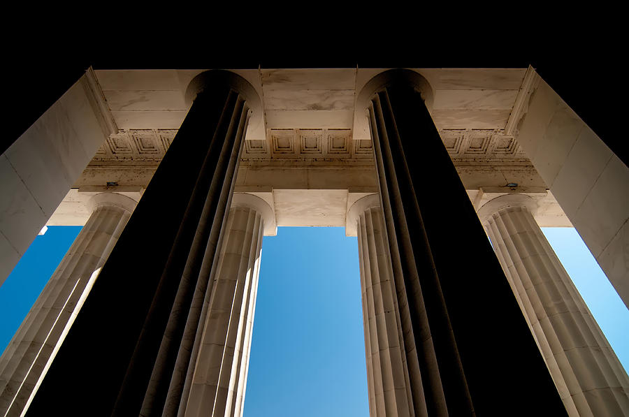Massive Pillars Of Architecture Photograph