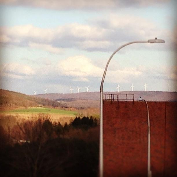 Massive Wind Farm Outside Mansfield Photograph by Thomas Verenna