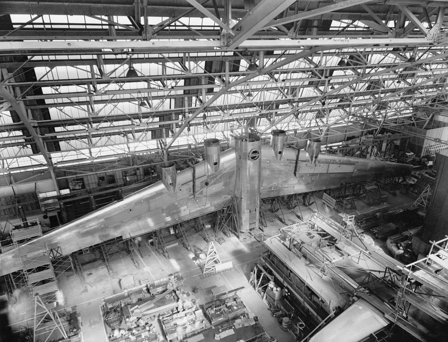 Massive Wing Of A B-19 Bomber Photograph By Everett 