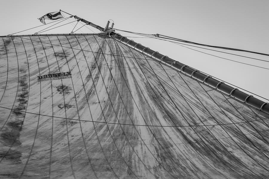 Boat Photograph - Mast And Sail I by Marco Oliveira