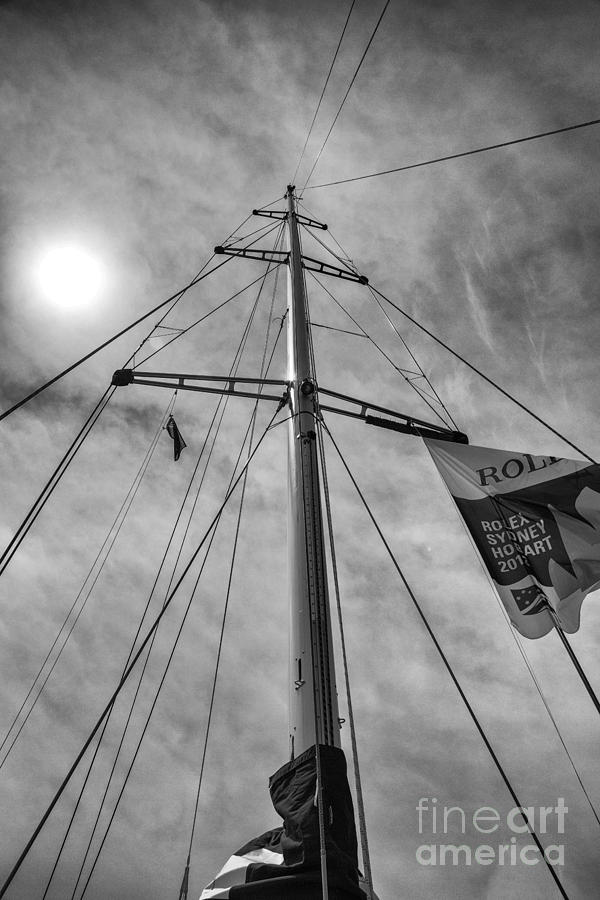 Sydney To Hobart Photograph - Mast of yacht by Sheila Smart Fine Art Photography
