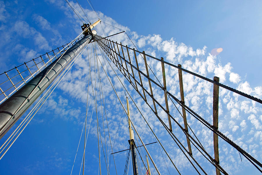 Masted Sky Photograph by Keith Armstrong